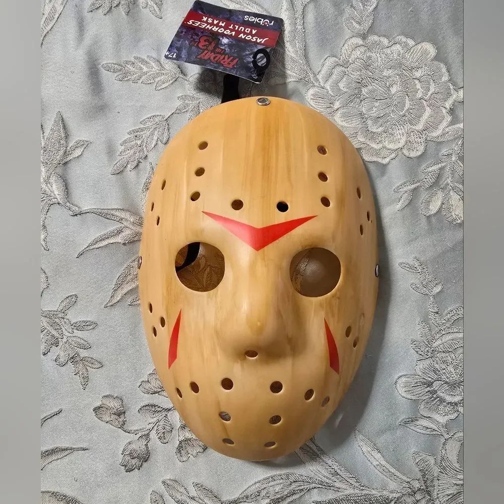 Jason Voorhees Hockey Mask  Friday the 13th Costume Prop Halloween Mask , New
